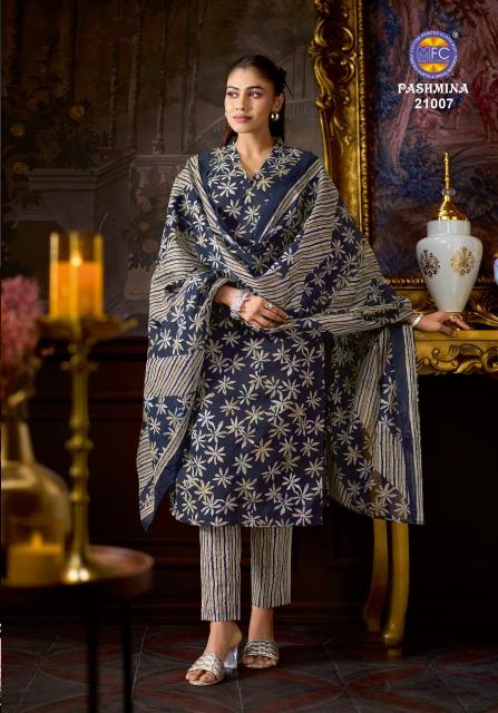 Mfc pashmina vol 21 cotton dress material wholesale shop